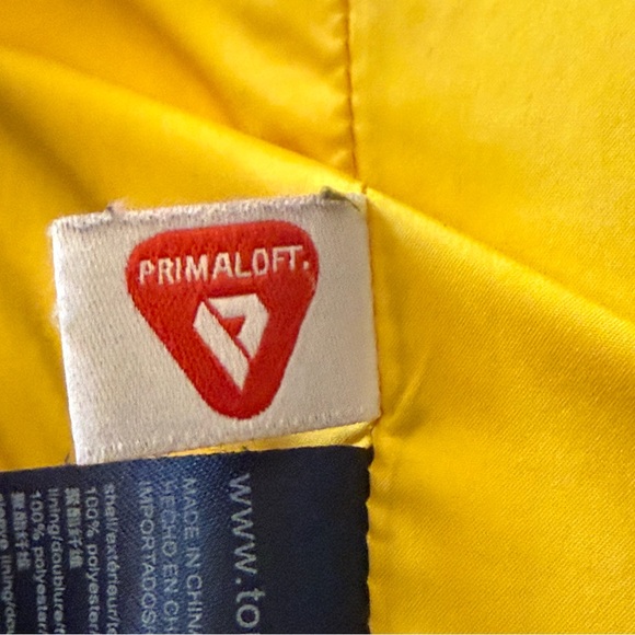 Men’s Tommy Hilfiger Primaloft Colorblock Puffer Coat Sz Small - Picture 5 of 9